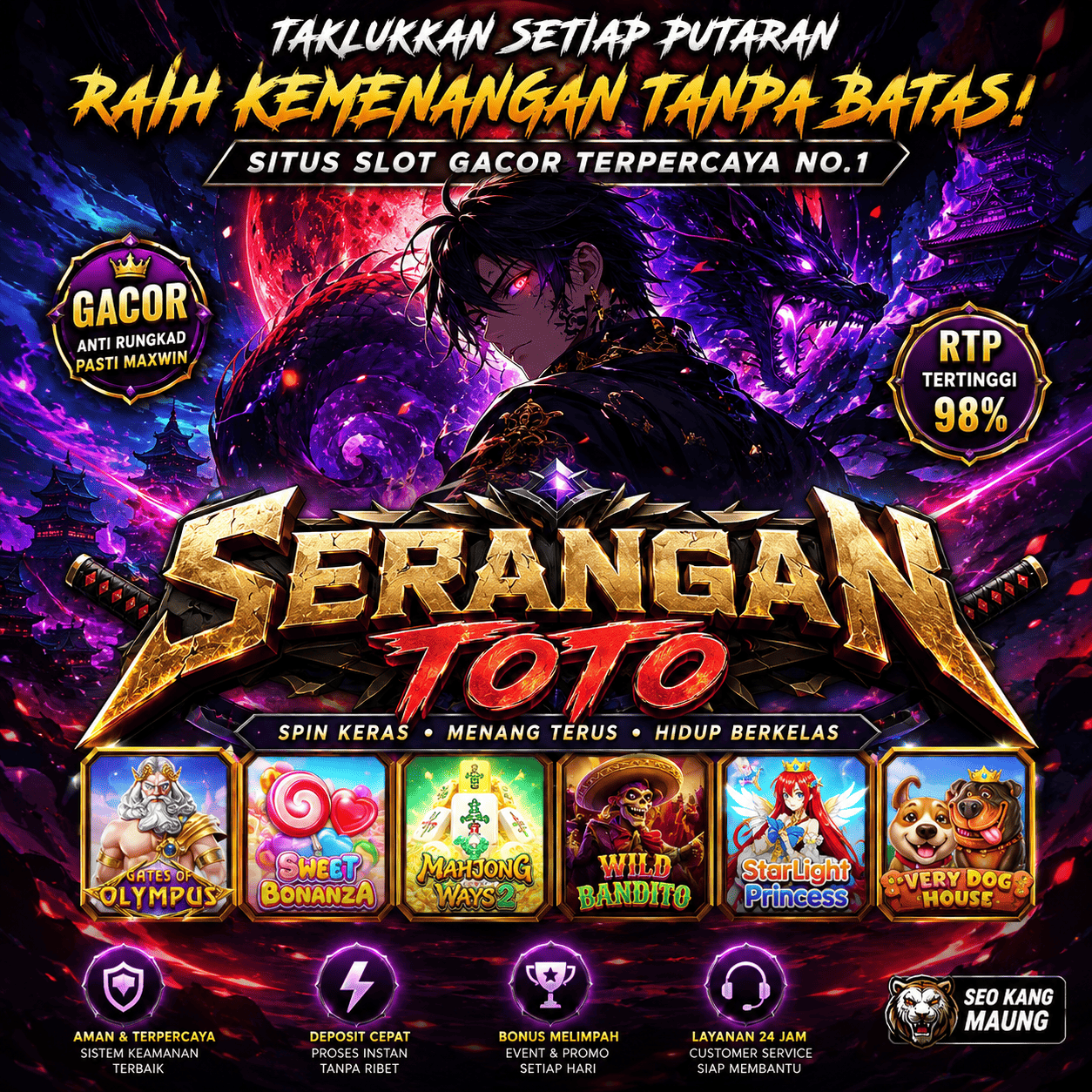 SERANGANTOTO | SITUS GAME ONLINE TERDEPAN DENGAN JACKPOT DAN MAXWIN PALING MENARIK by Hey siriusly